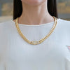 Cadena barbada oro 18k 750 60cm