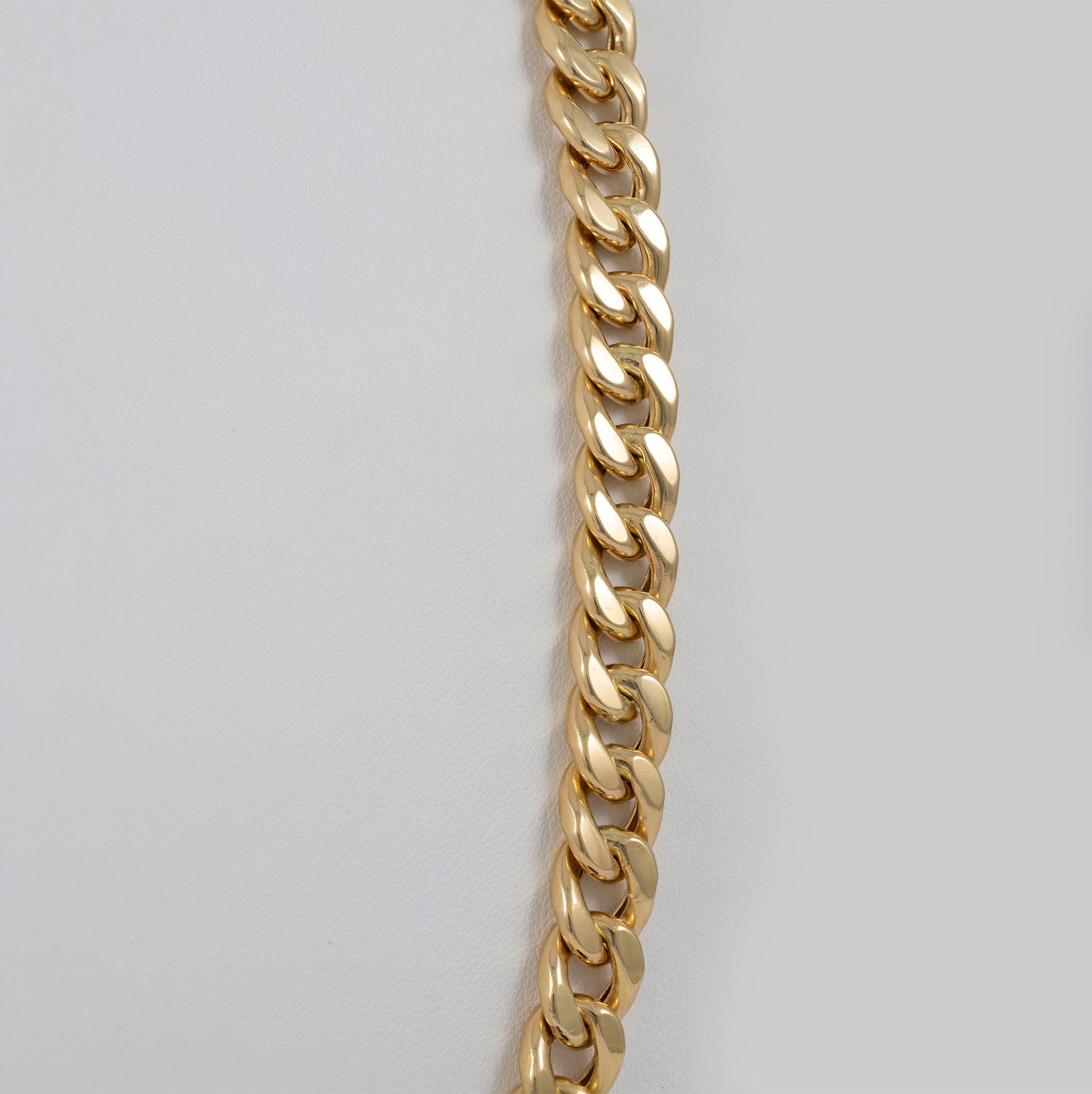 Cadena barbada oro 18k 750 63cm