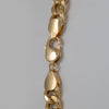 Cadena barbada oro 18k 750 63cm