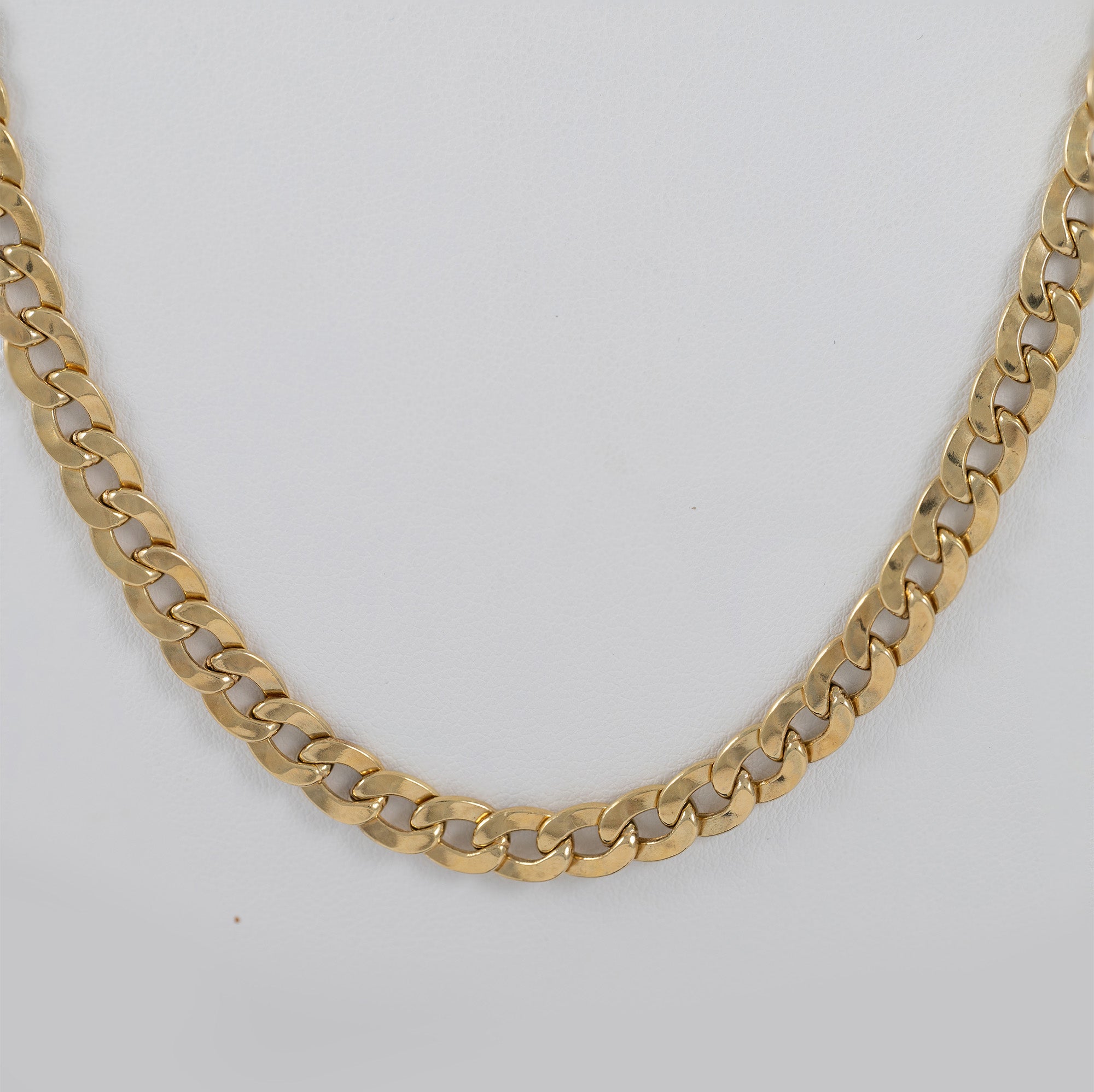 Cadena barbada oro 18k 750 60cm