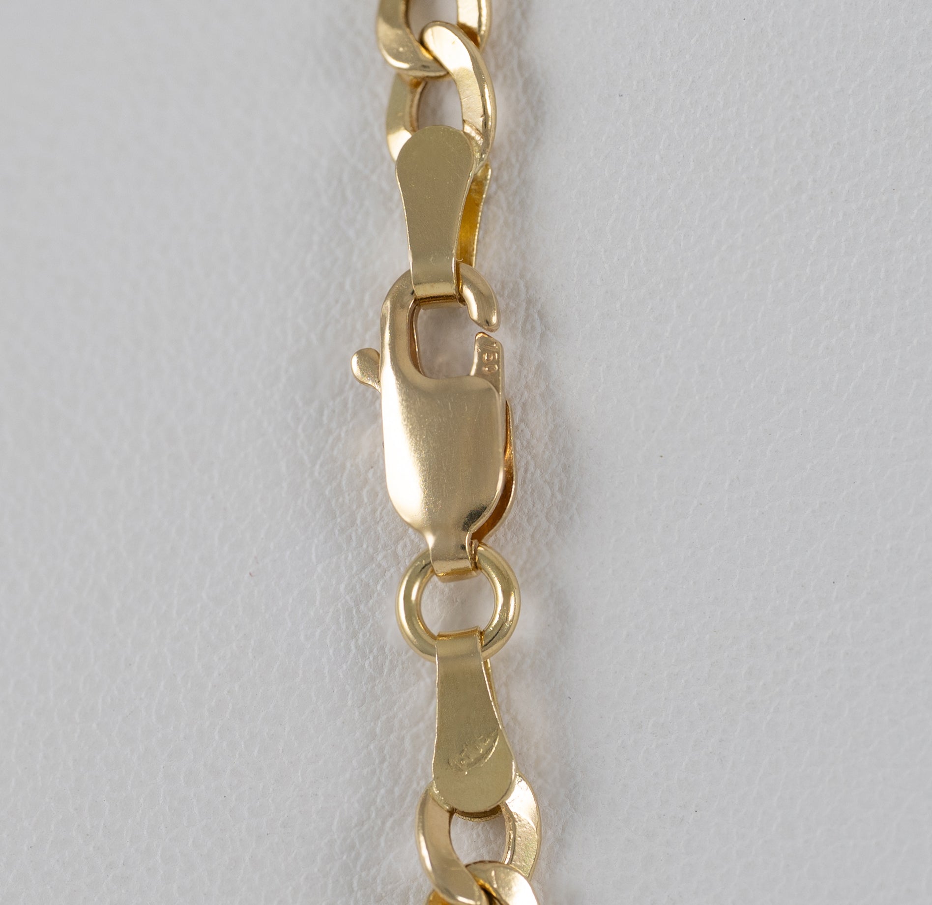 Cadena barbada oro 18k 750 60cm