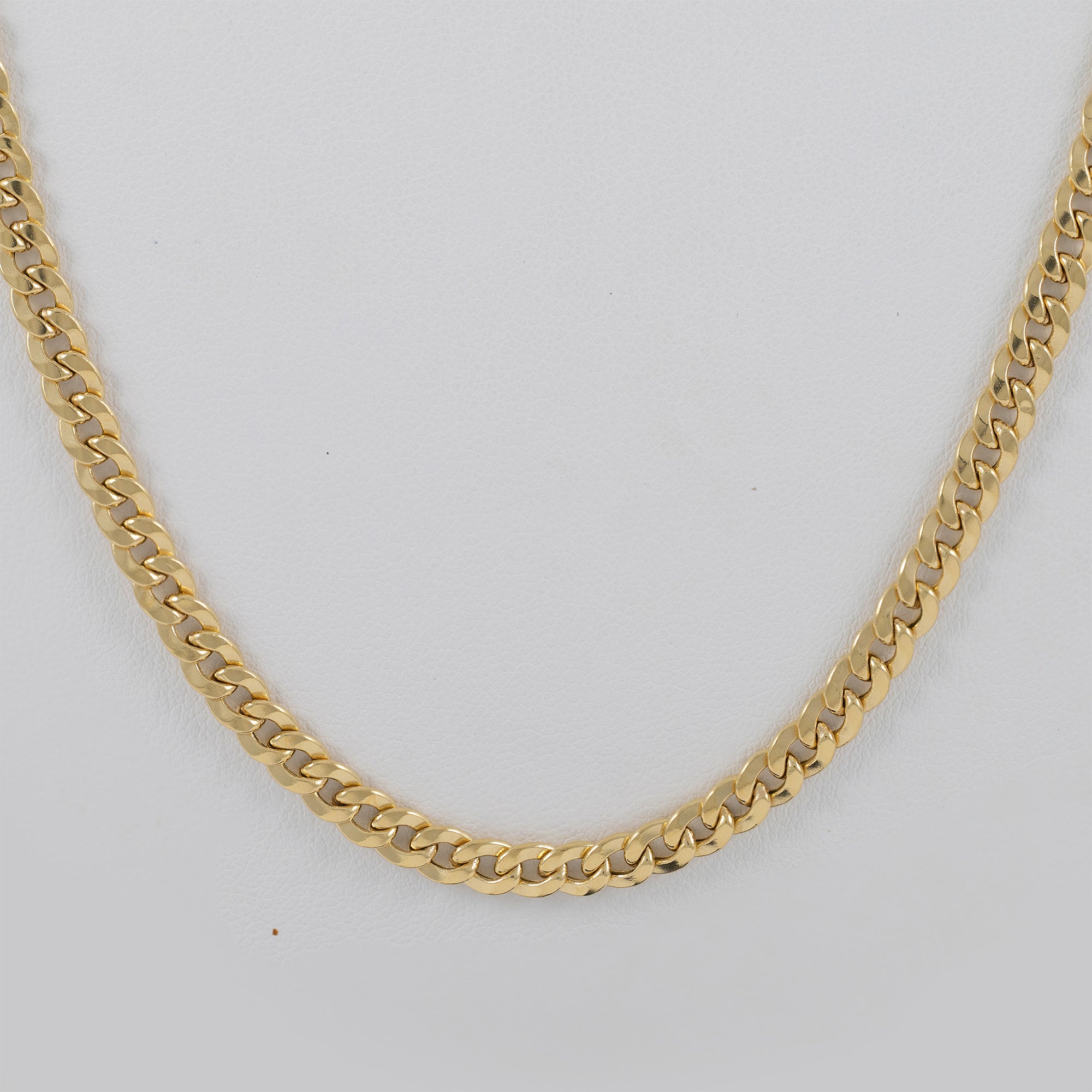 Cadena barbada oro 18k 750 60cm