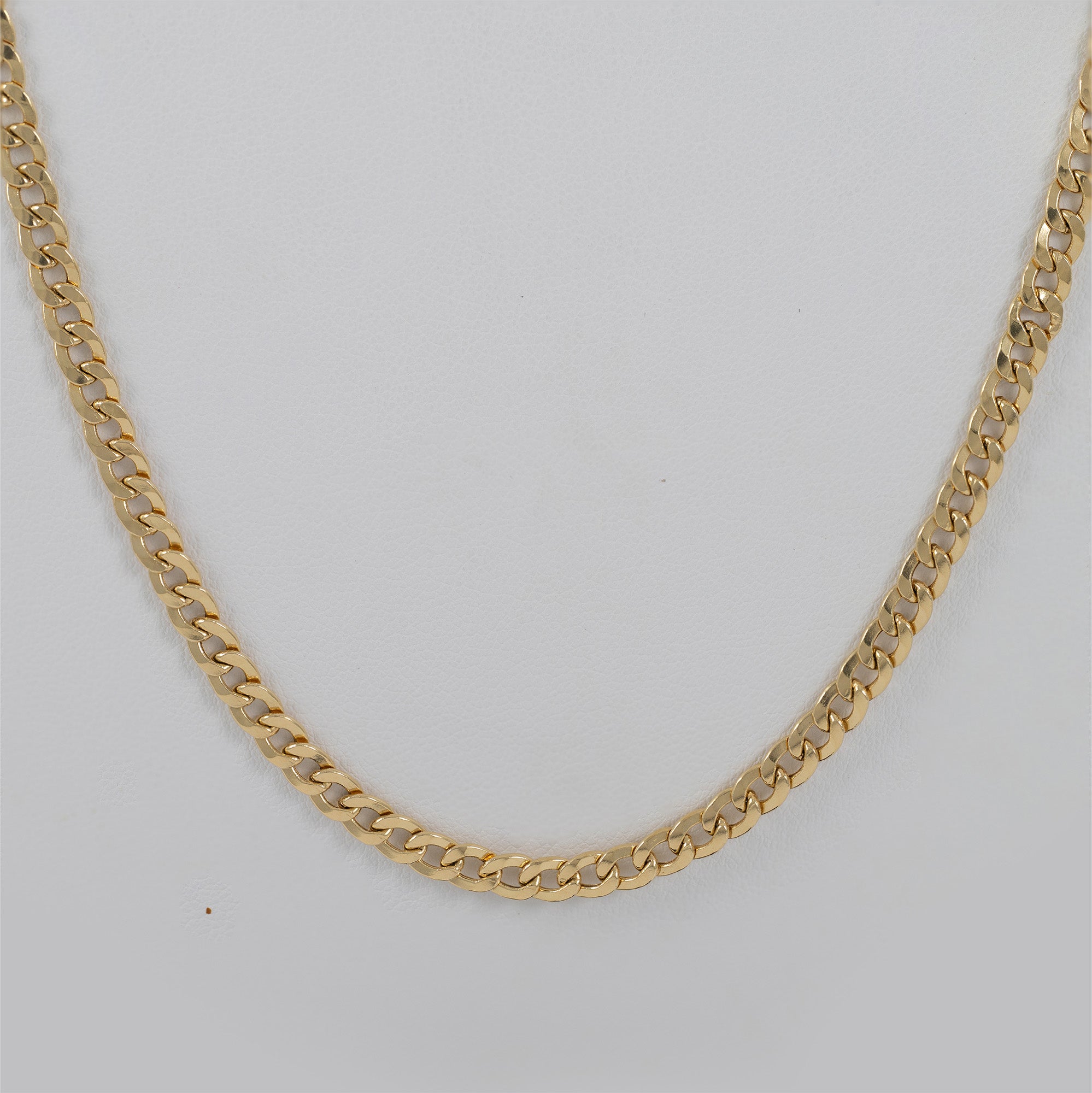 Cadena barbada oro 18k 750 60cm