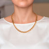 Cadena barbada oro 18k 750 50cm