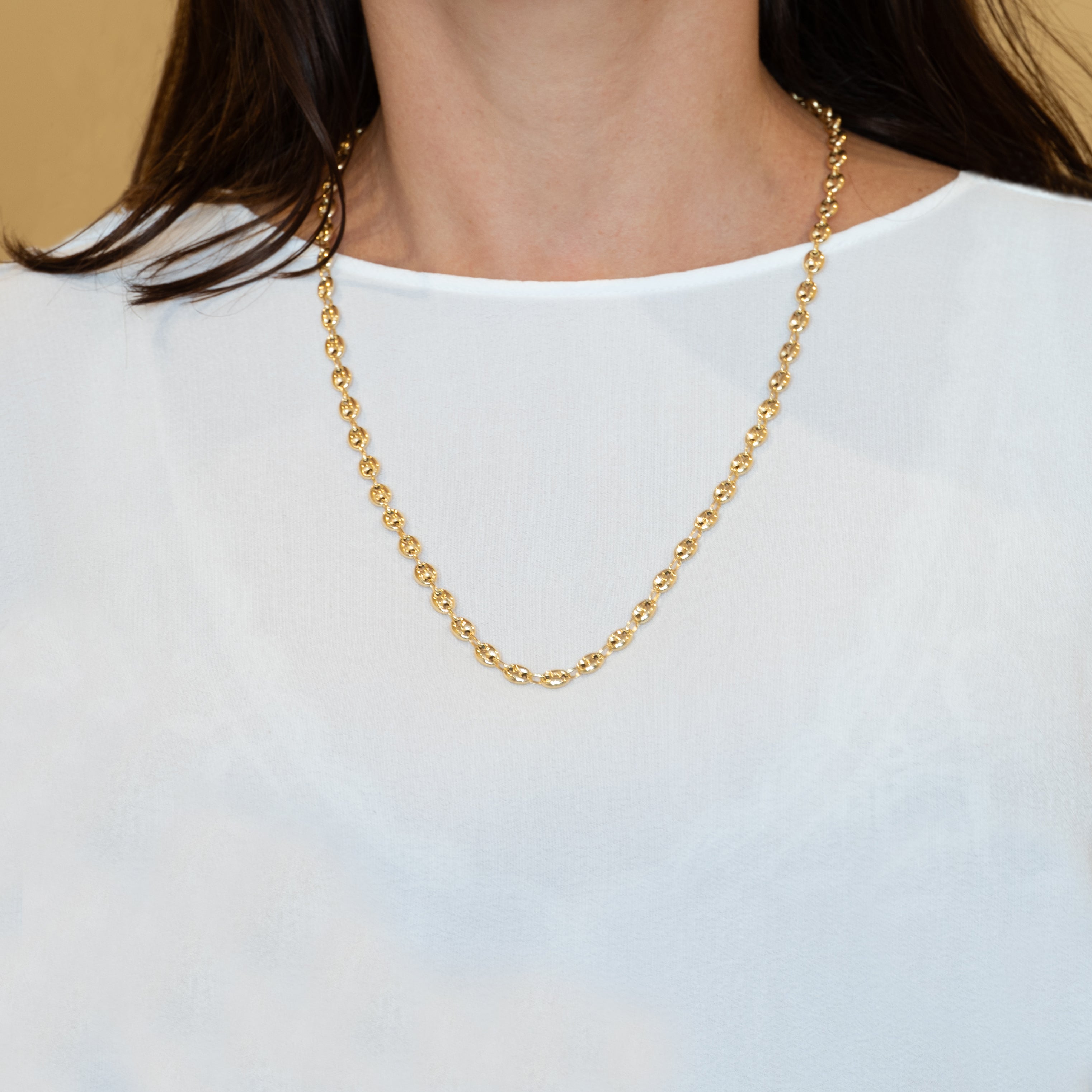Cadena calabrote oro 18k 750 60cm