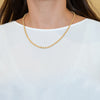 Cadena cordón oro 18k 750 50cm