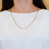 Cadena barbada oro 18k 750 60cm