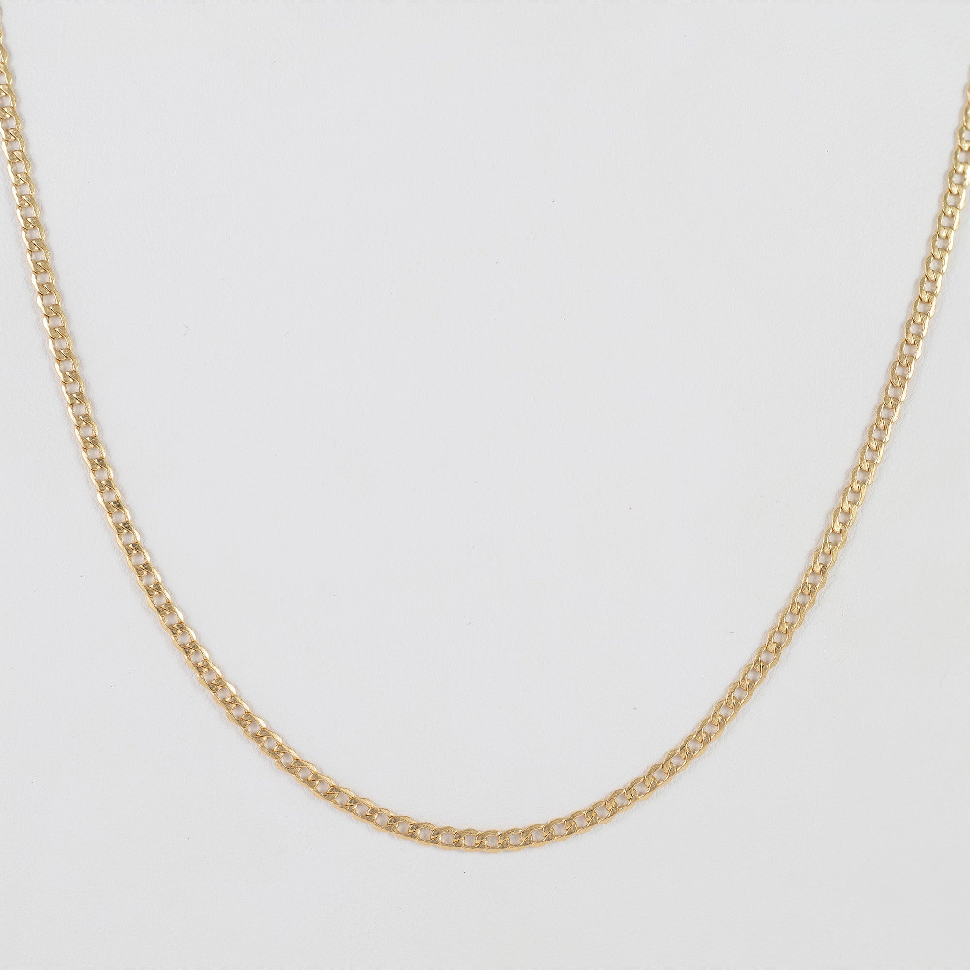 Cadena barbada oro 18k 750 50cm