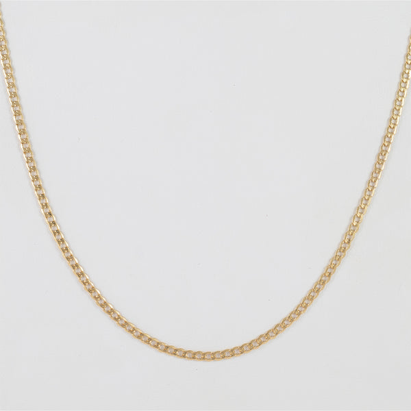 Cadena barbada oro 18k 750 50cm