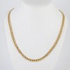 Cadena barbada de oro 18k 750 60cm