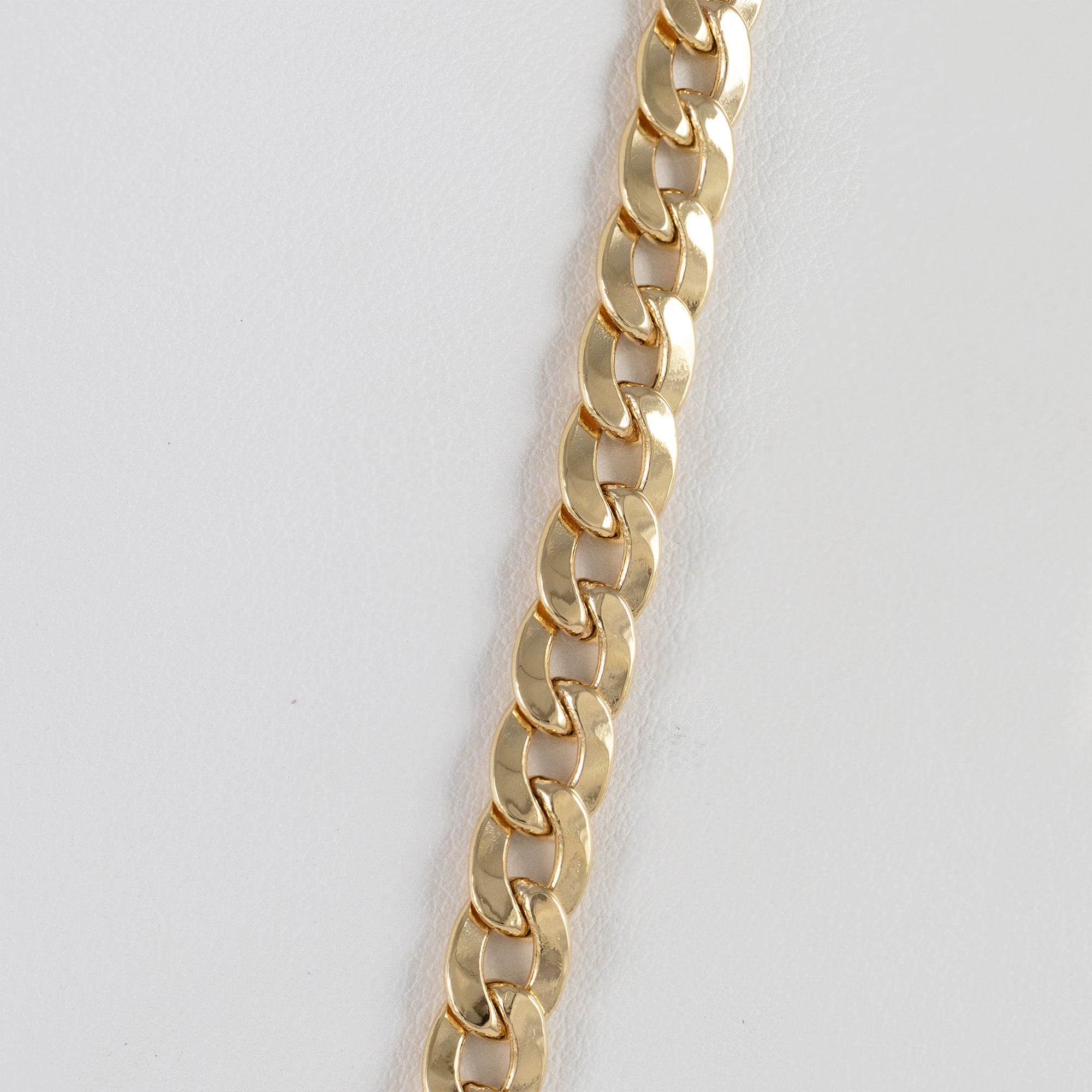 Cadena barbada de oro 18k 750 60cm
