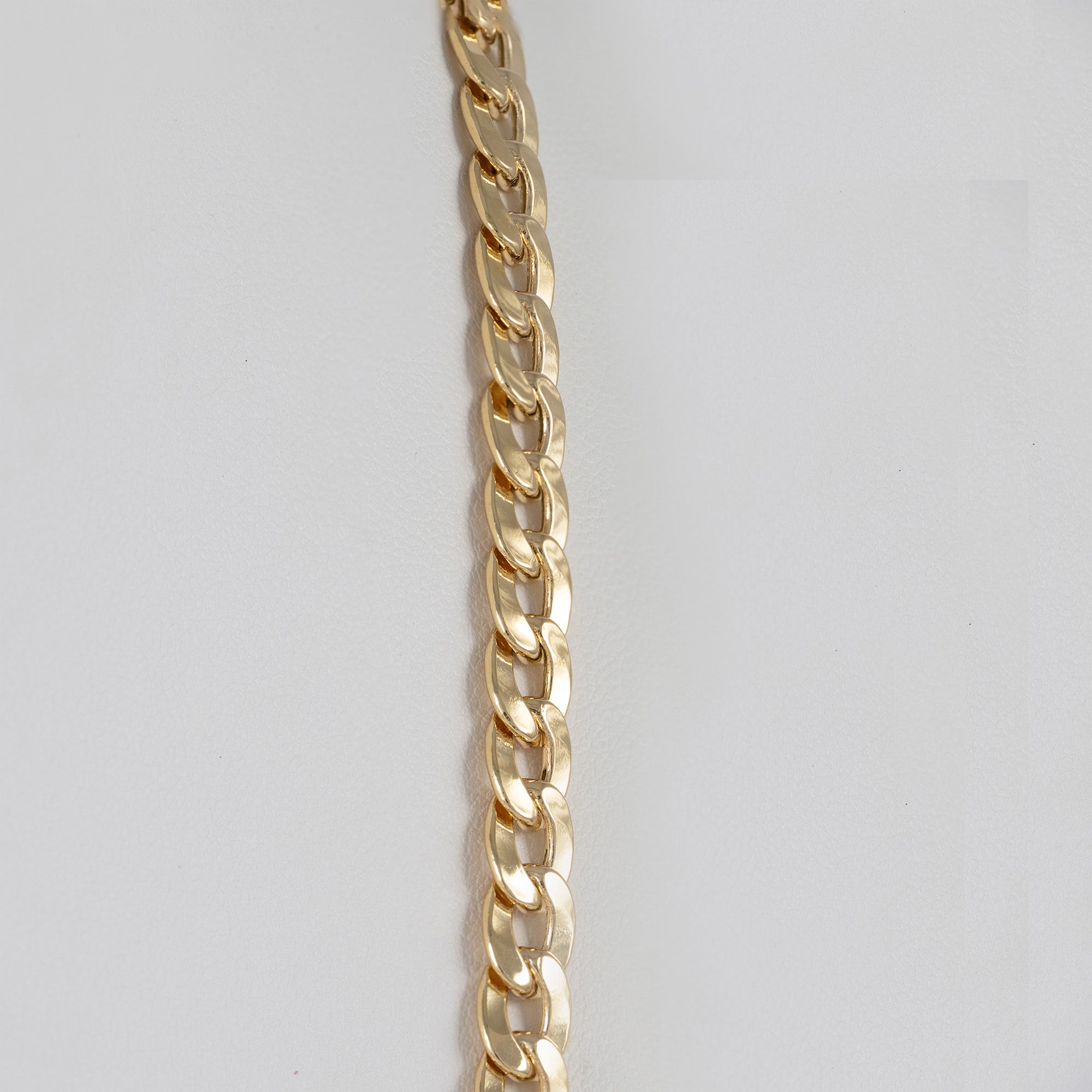 Cadena barbada de oro 18k 750 60cm
