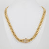 Cadena barbada cubana oro 18k 750 60cm