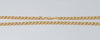 Cadena barbada de oro amarillo 18k 60cm