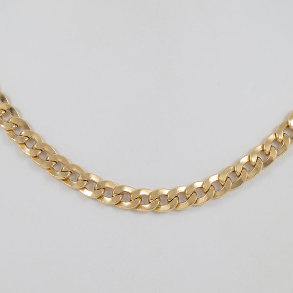 Cadena barbada oro 18k 750 50cm