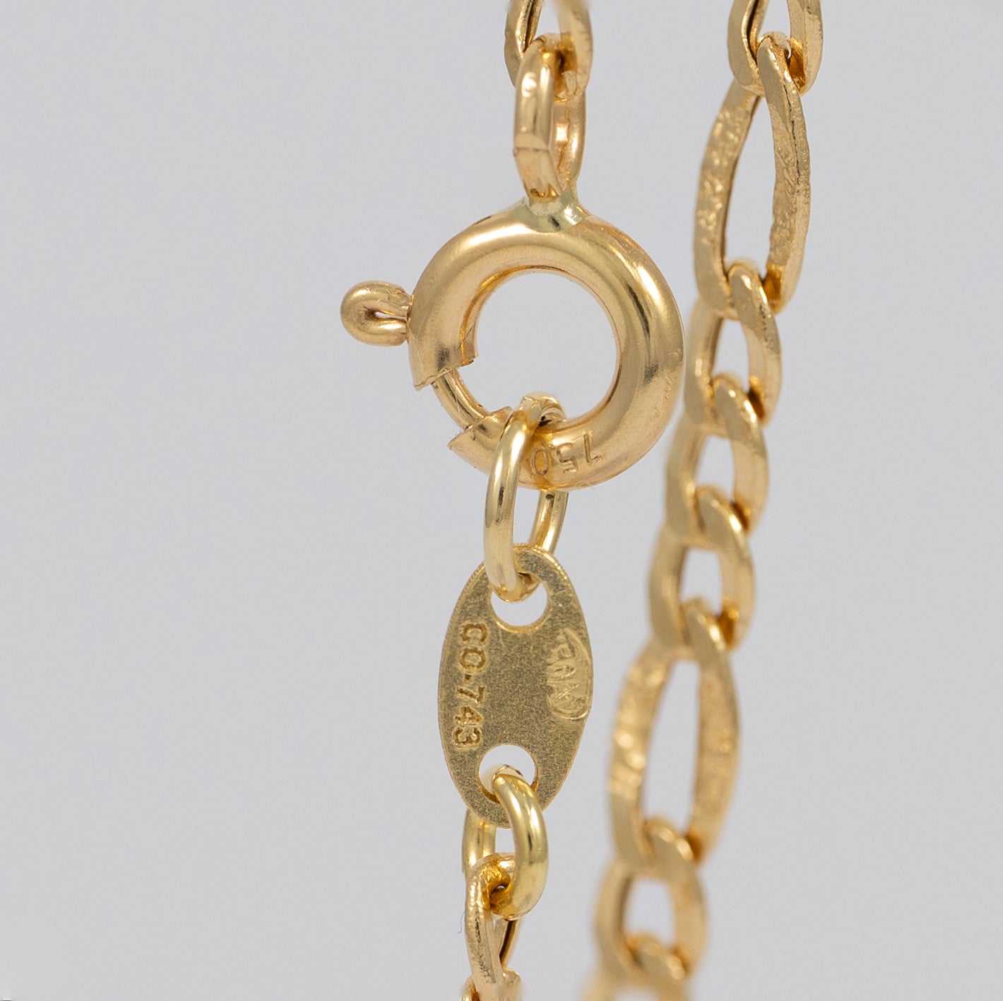 Cadena de oro 18k 750 50cm