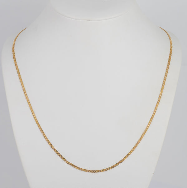 Cadena bismark oro 18k 750 60cm