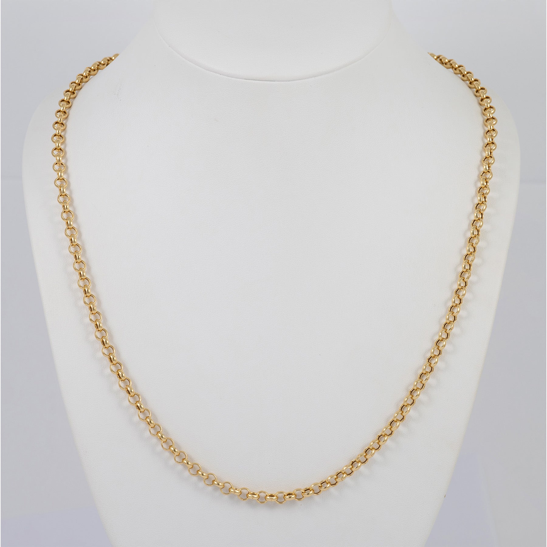 Cadena rolo oro 18k 750 60cm