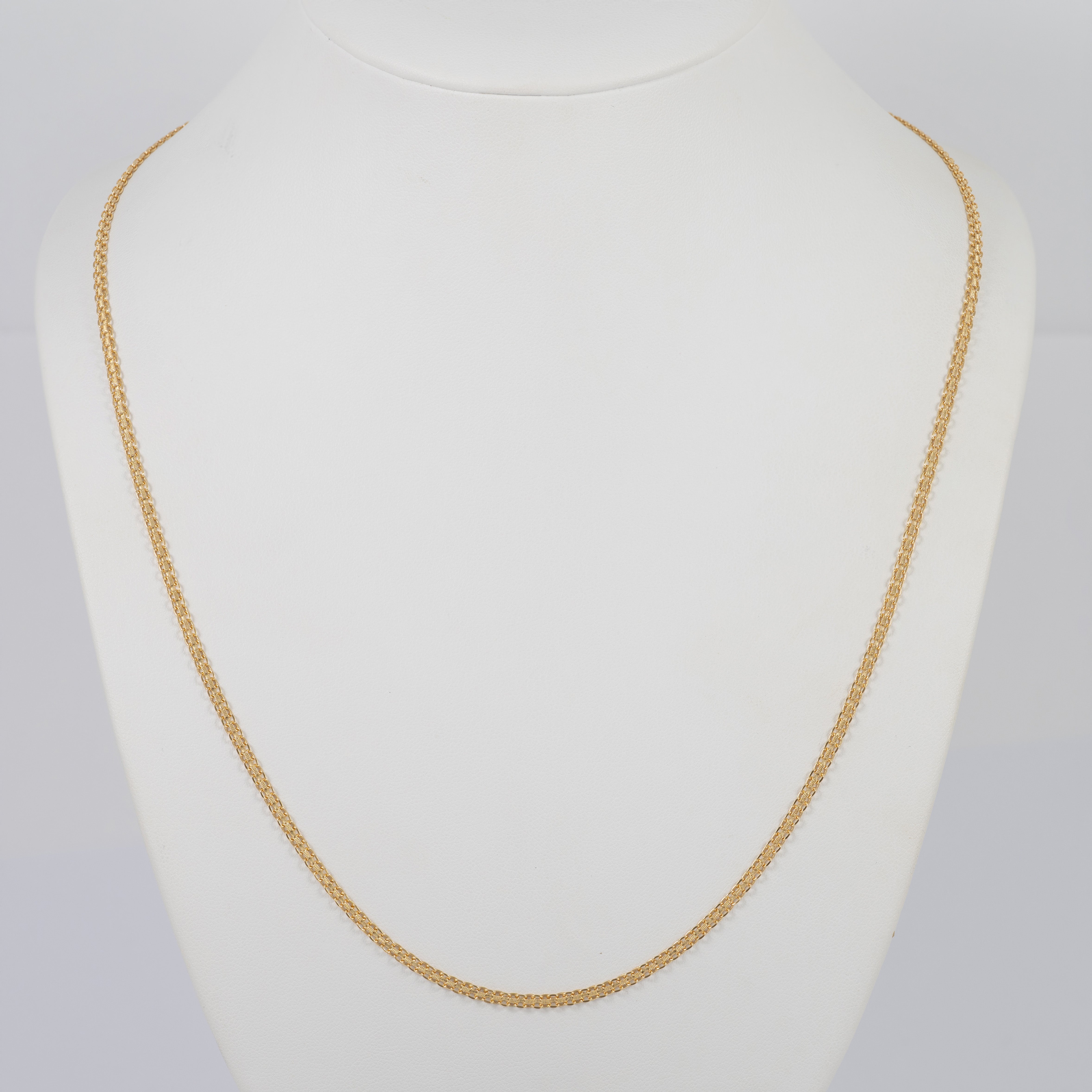 Cadena bismark oro 18k 750 60cm