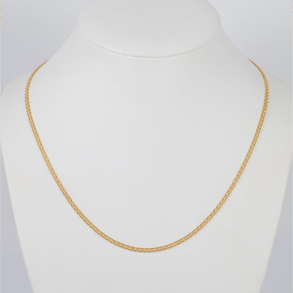 Cadena bismark oro 18k 750 50cm