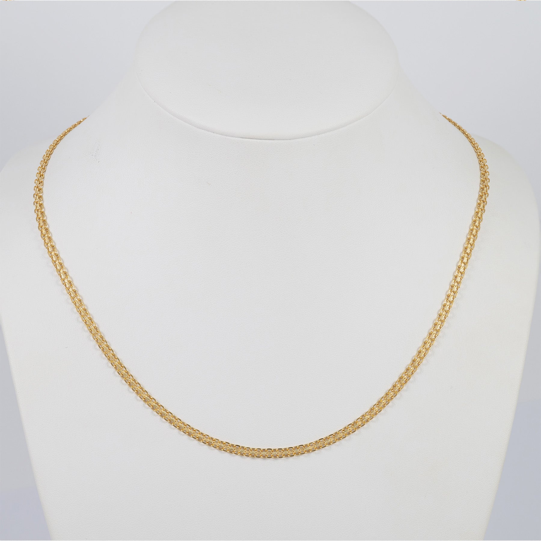 Cadena bismark oro 18k 750 50cm