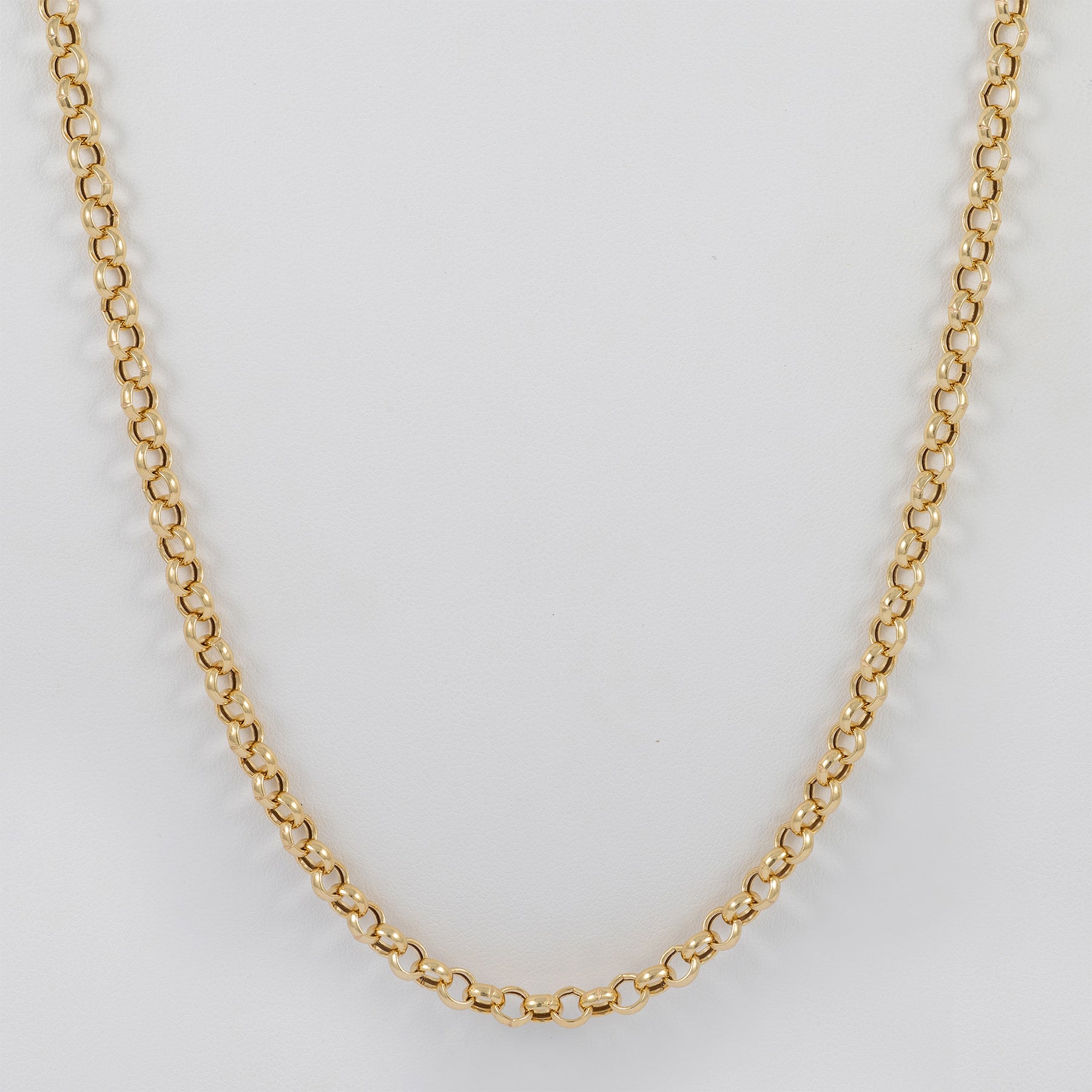 Cadena rolo oro 18k 750 60cm