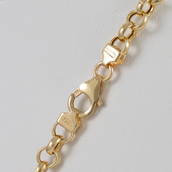 Cadena rolo oro 18k 750 60cm