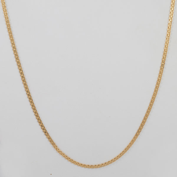 Cadena bismark oro 18k 750 60cm