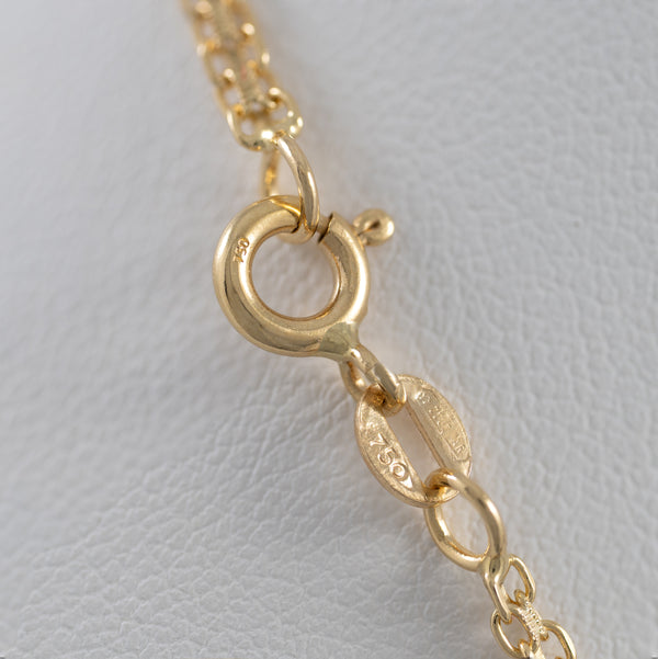 Cadena bismark oro 18k 750 50cm