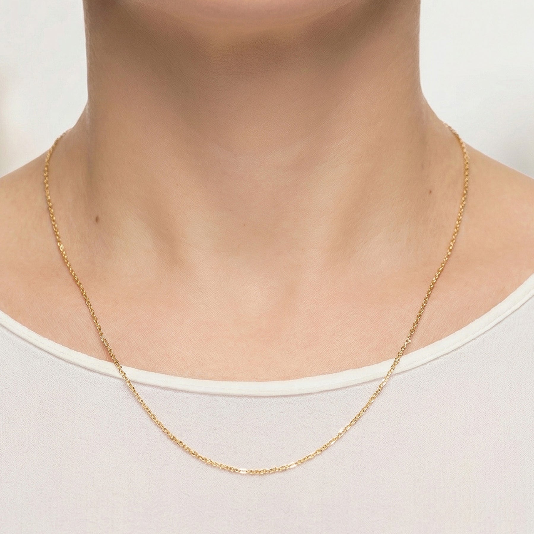 Cadena forzada oro 18k 750 50cm