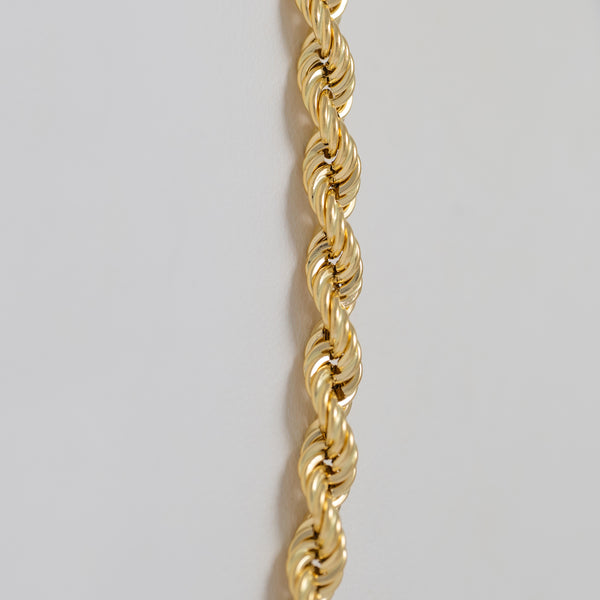 Cadena cordón oro 18k 750 60cm