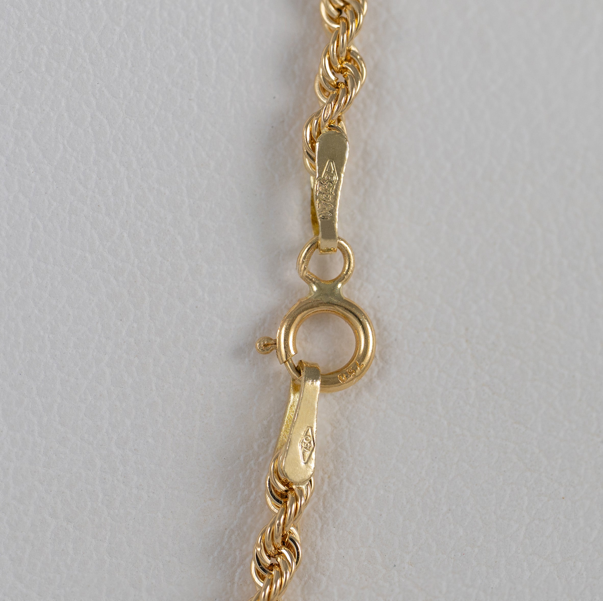 Cadena cordón oro 18k 750 40cm