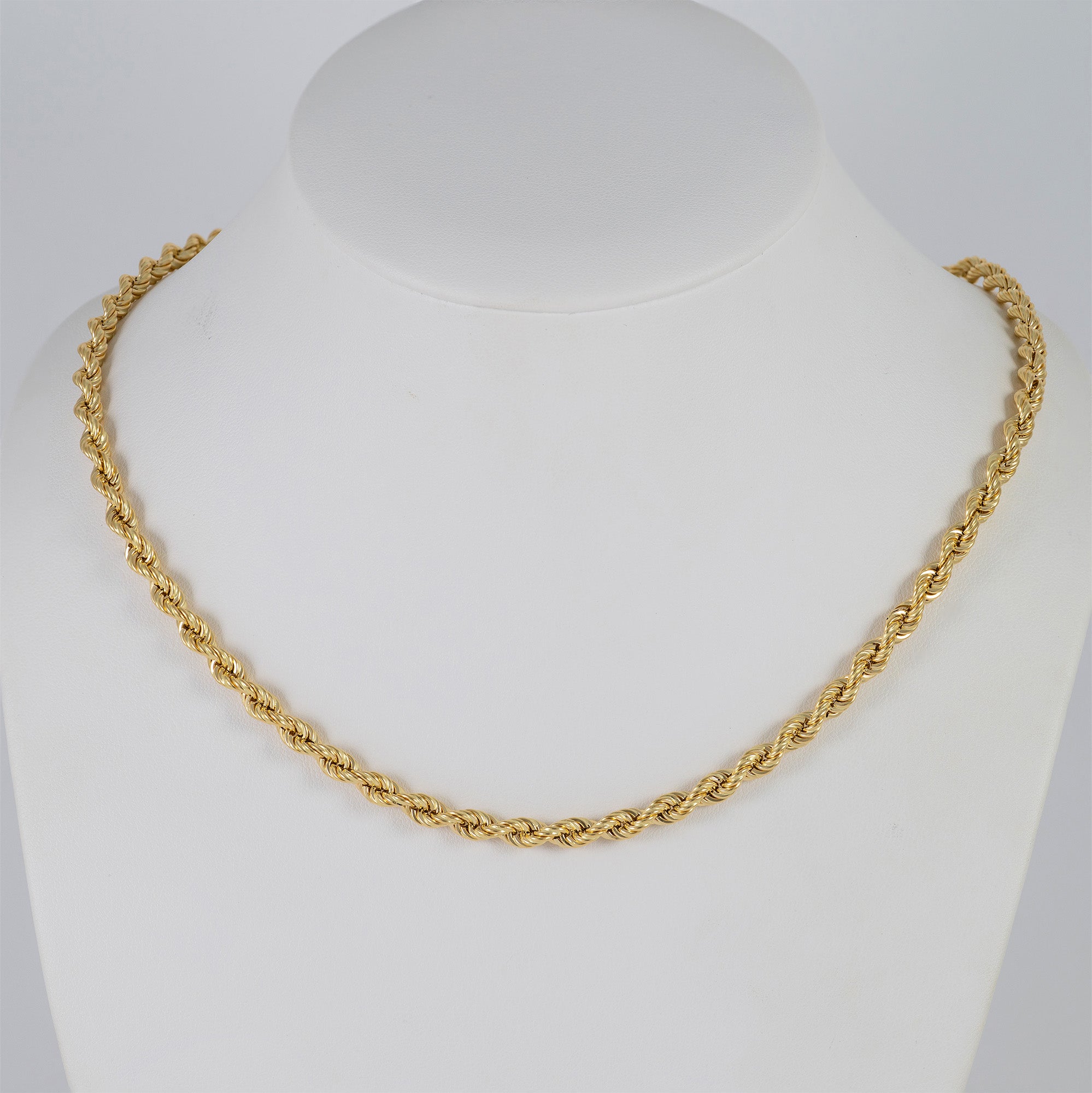 Cadena cordón oro 18k 750 60cm