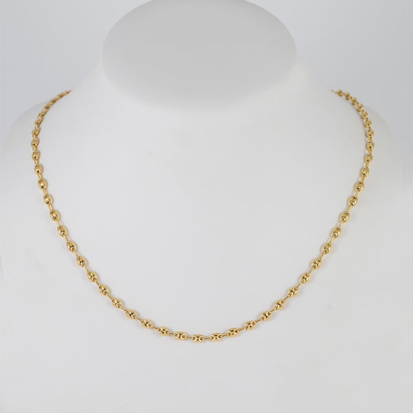 Cadena calabrote de oro 18k 750 50cm
