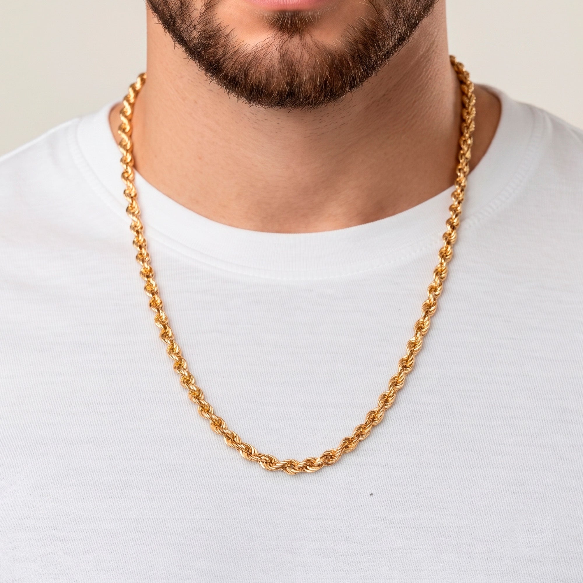 Cadena cordón oro 18k 750 60cm