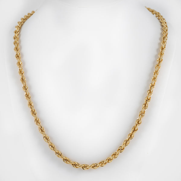 Cadena cordón oro 18k 750 60cm