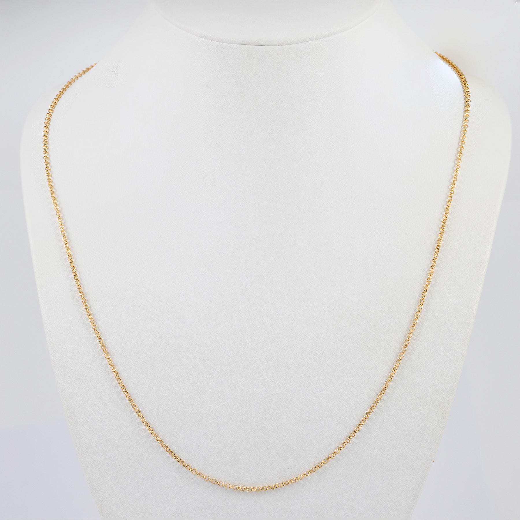 Cadena rolo oro 18k 750 60cm