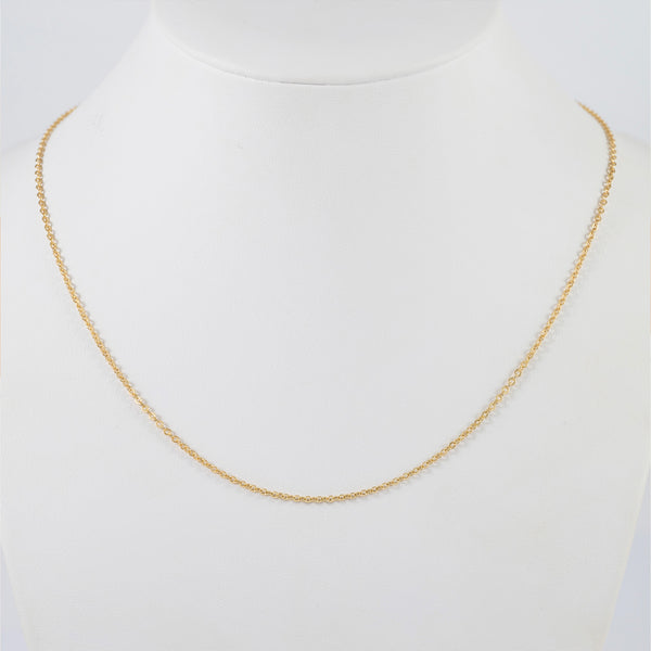 Cadena forzada oro 18k 750 50cm