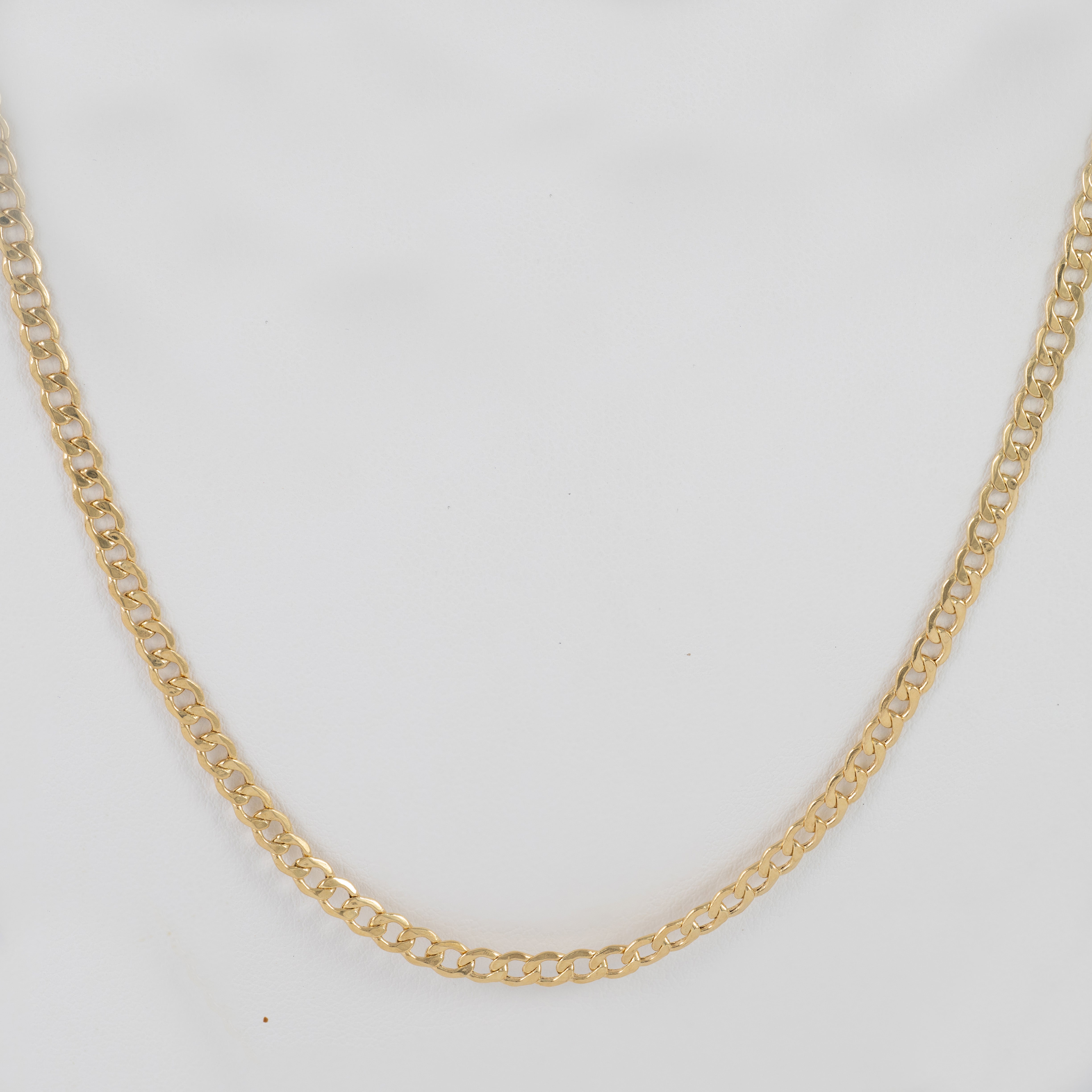 Cadena barbada oro 18k 750 60cm