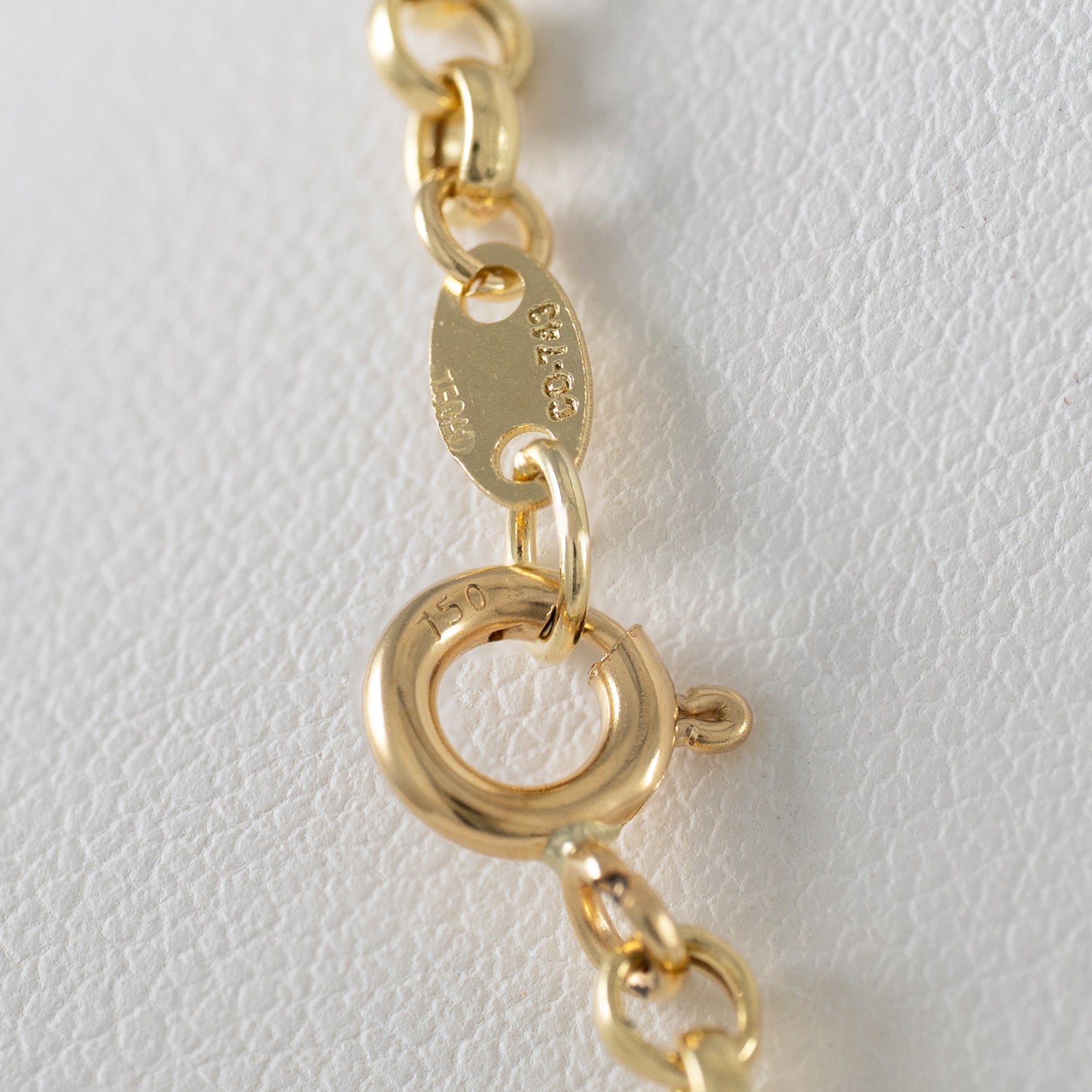 Cadena rolo oro 18k 750 50cm