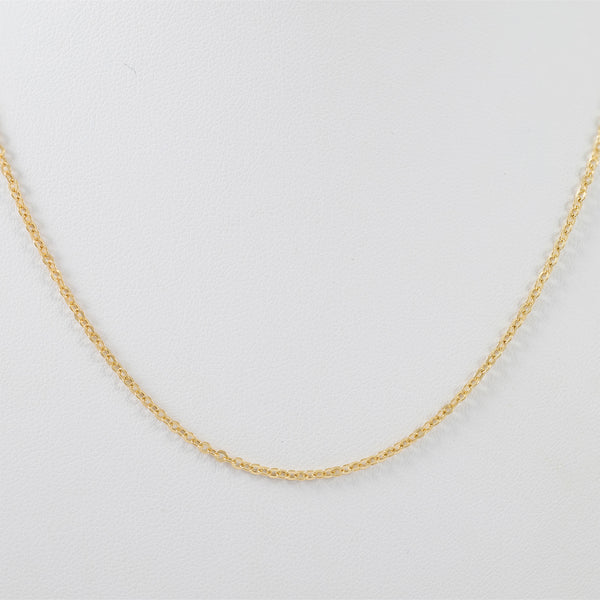 Cadena forzada oro 18k 750 45cm