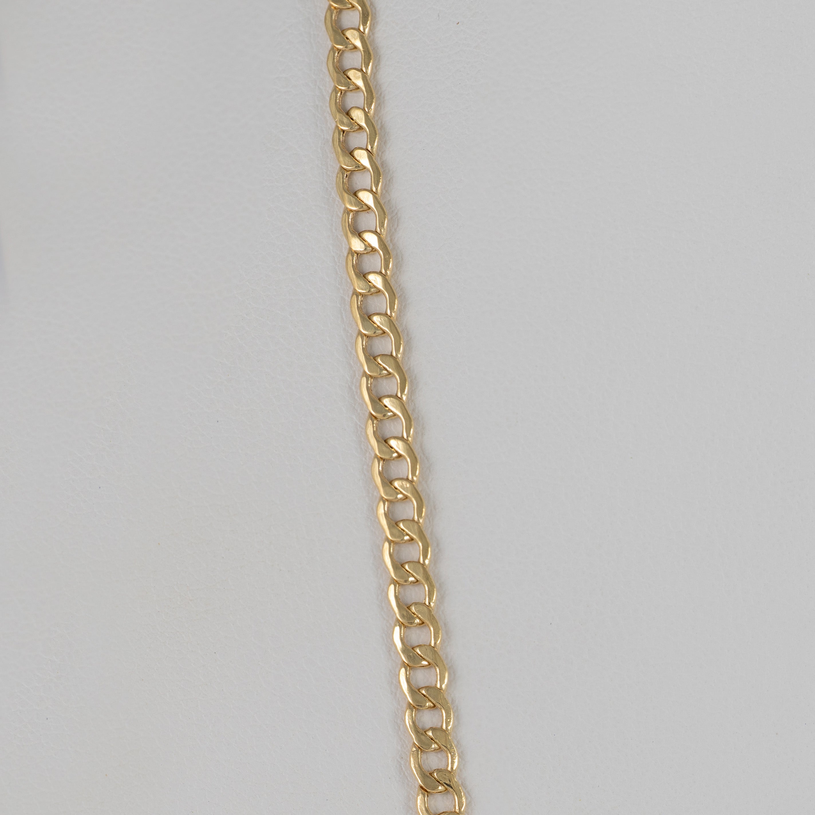 Cadena barbada oro 18k 750 60cm