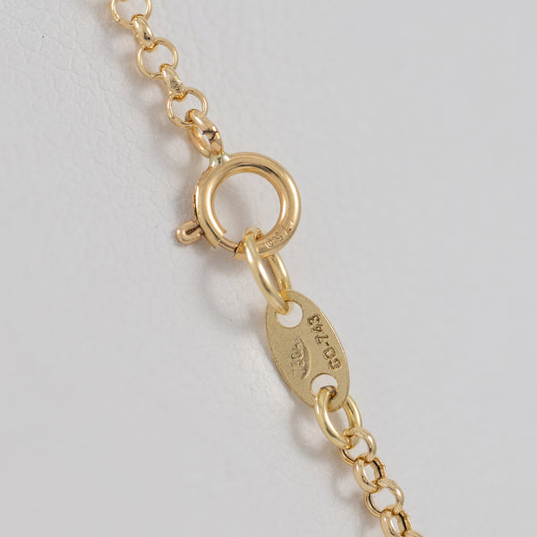 Cadena rolo oro 18k 750 50cm