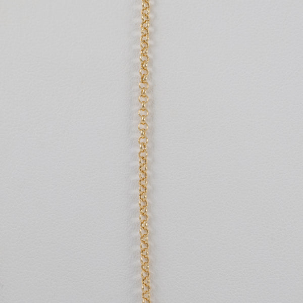 Cadena rolo oro 18k 750 60cm