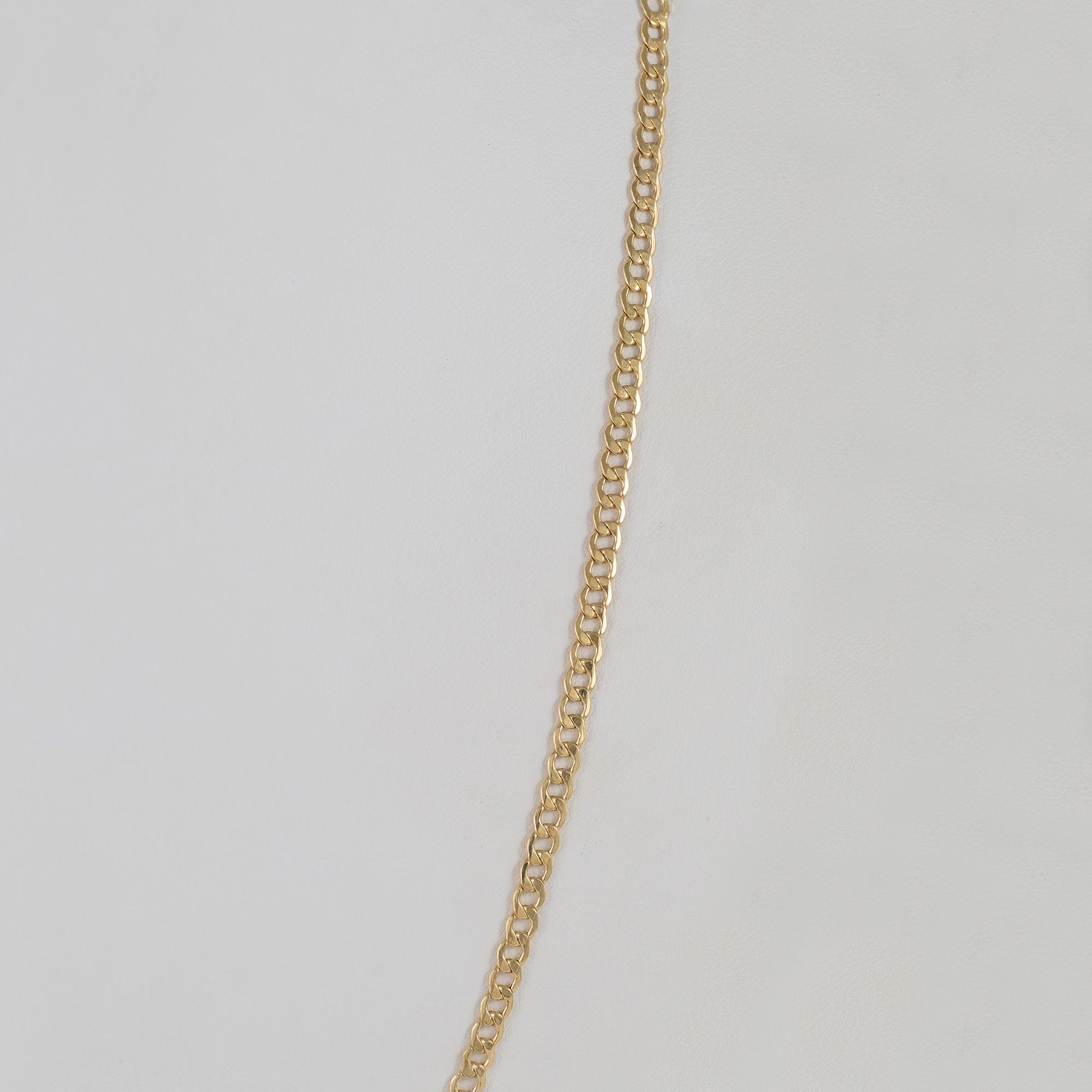 Cadena barbada oro 18k 750 60cm