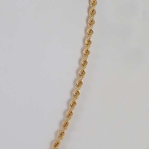 Cadena cordón oro 18k 750 50cm