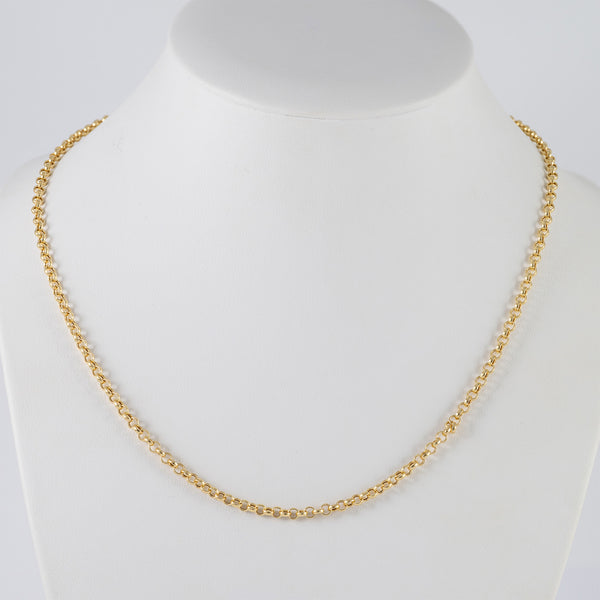 Cadena rolo oro 18k 750 50cm