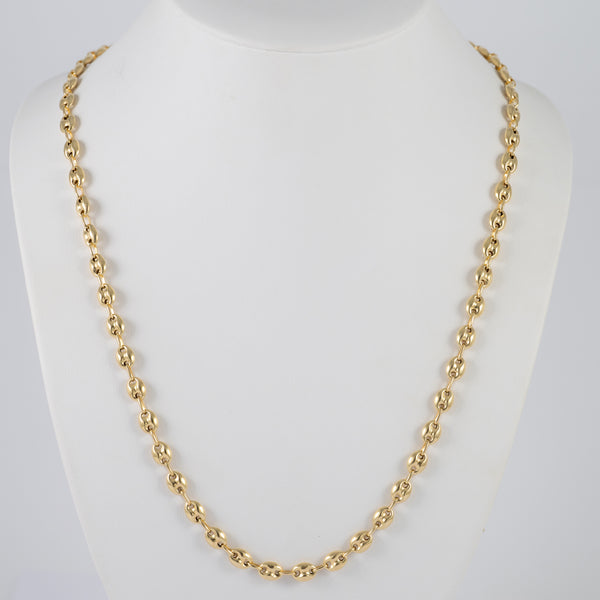 Cadena calabrote oro 18k 750 60cm