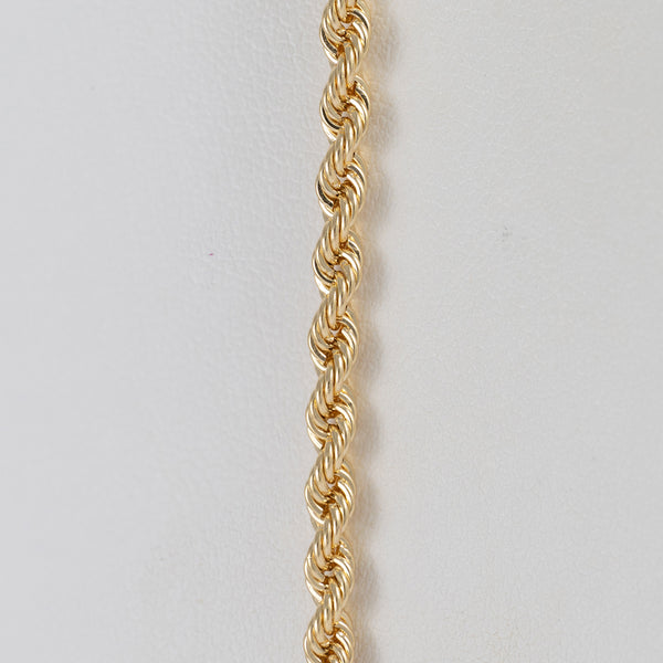 Cadena cordón oro 18k 750 60cm