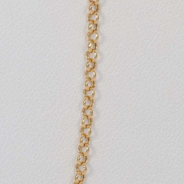 Cadena rolo oro 18k 750 60cm